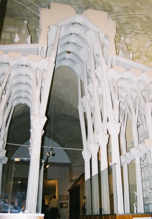 Gaudi - Sagrada Familia
Sagrada Familia. Barcelona 2003. Detalls del museu Gaudi. 
Keywords: Gaudi Sagrada Familia